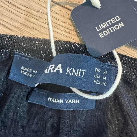 Zara Limited Edition Stripped Knit off the shoulder Dress - Picture 6 of 7